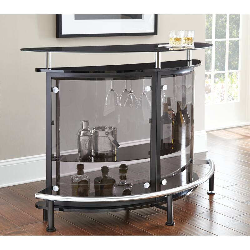 Ariana - Bar Table Or Server - Black - Black