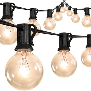 25-Light Indoor/Outdoor 25ft G40 Bistro Globe Bulb String Lights by JONATHAN Y
