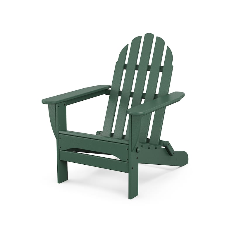 POLYWOOD Classic Outdoor Folding Adirondack Chair