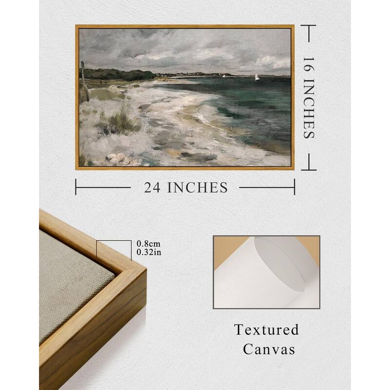 Wall Art, Seaside Landscape Painting Prints