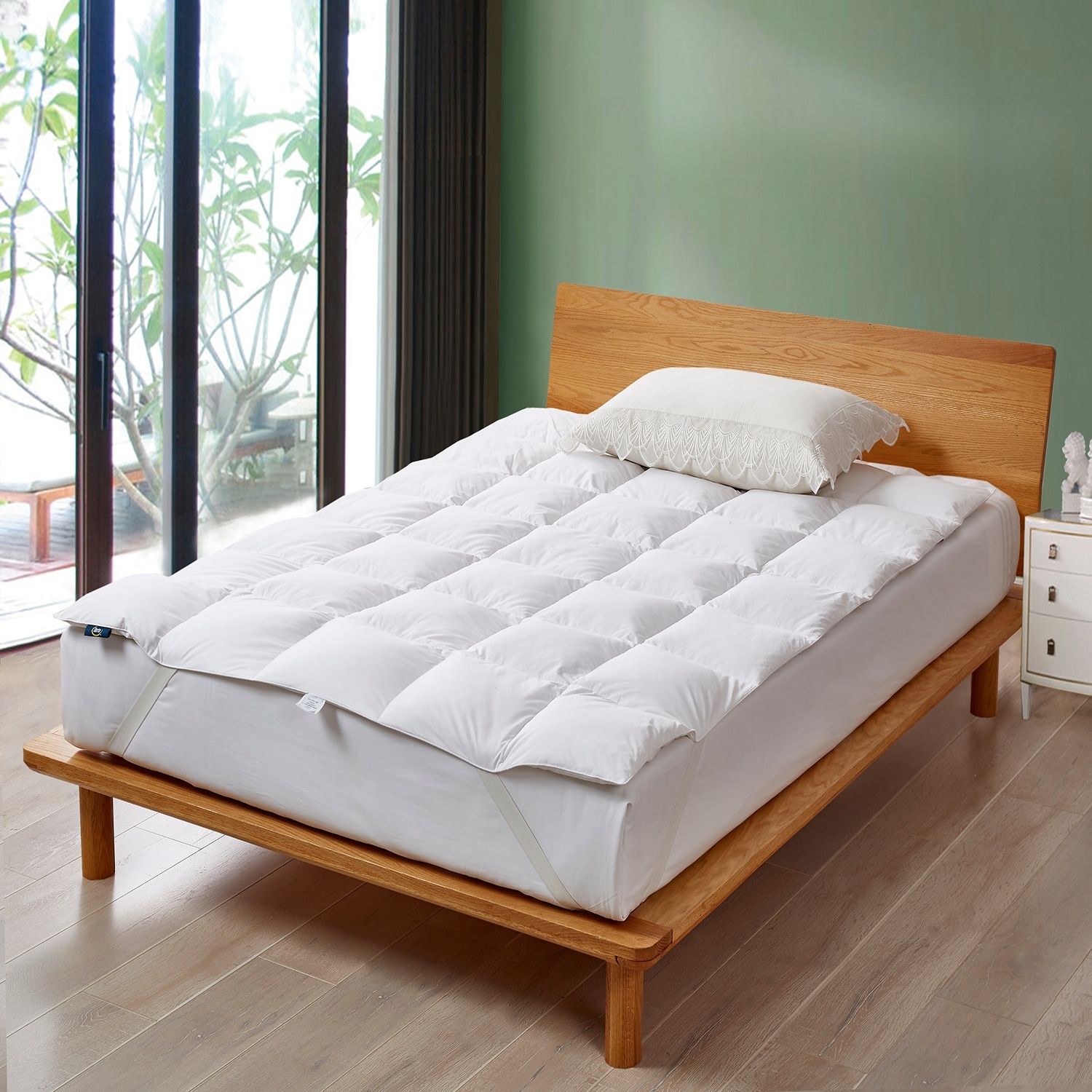 King size feather bed bed bath and beyond online
