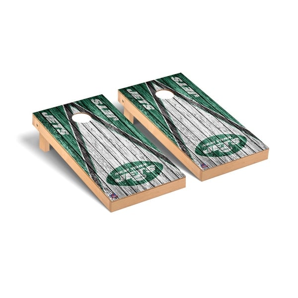 slide 2 of 5, New York Jets 2x4 Pro Cornhole Boards - V7 Include Carrying Case