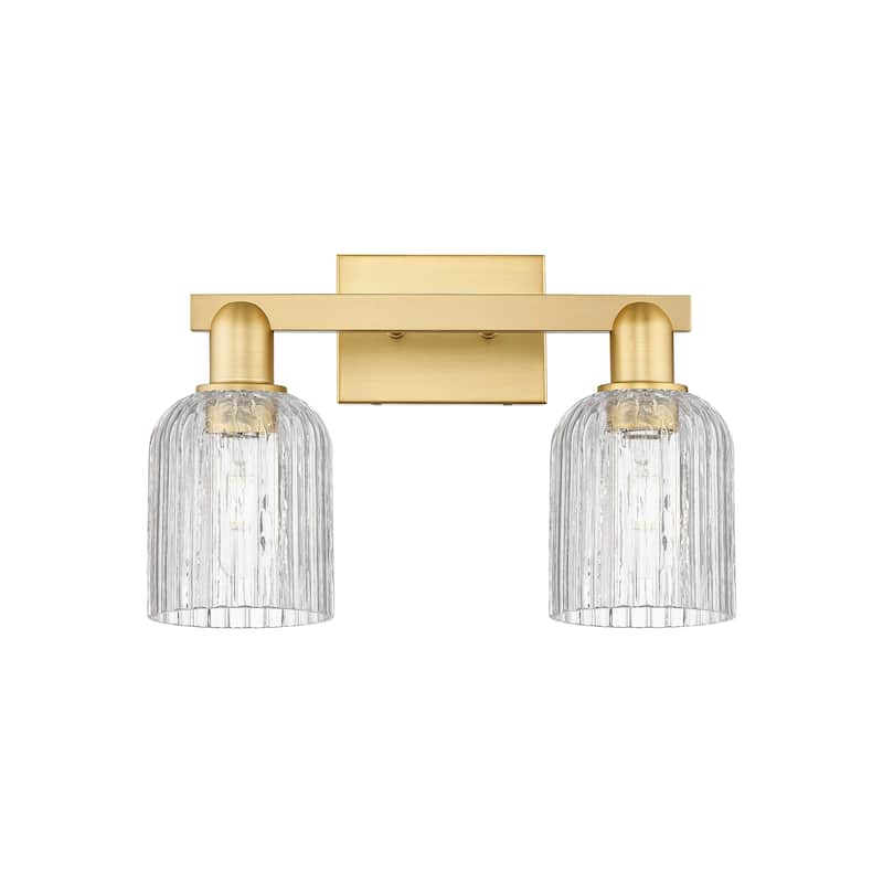 Innovations Lighting Downtown Urban - Bridal Veil - 2 Light 16" Bath Vanity Ligh