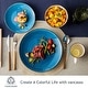preview thumbnail 35 of 44, vancasso 32-Piece Exquisite Stoneware Dinnerware Set (Service for 8)