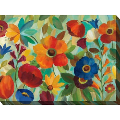 Jamboree Garden Indoor/Outdoor Art - Multi-color