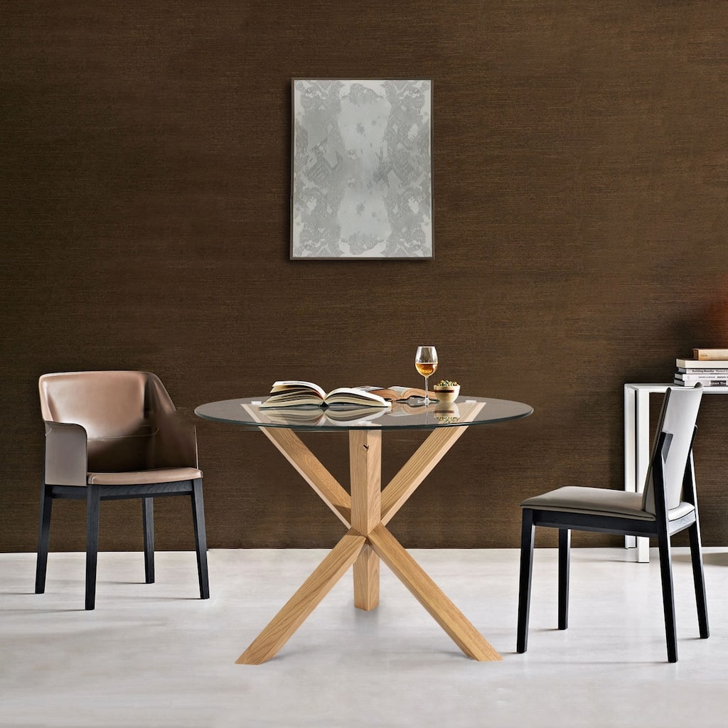 Poly and Bark Kennedy 37.4 inch Round Dining Table