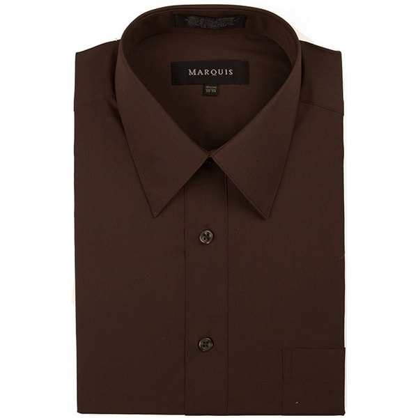 Classic Regular Fit Long Sleeve Point Collar Dress Shirt. Opens flyout.