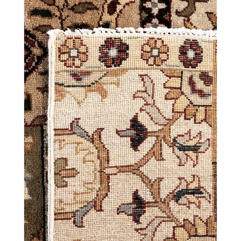 Ikat One-of-a-Kind Hand-Knotted Area Rug, Brown - 8' 0" x 10' 2"