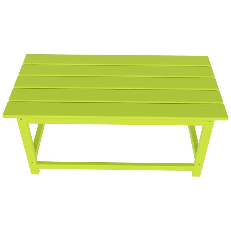 POLYTRENDS Laguna 36-inch Poly Eco-Friendly All Weather Coffee Table