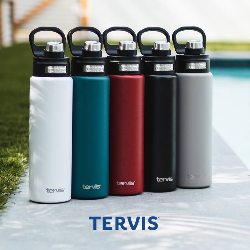 Tervis CreativeIngrid Navy Full Flower Triple Walled Insulated Travel