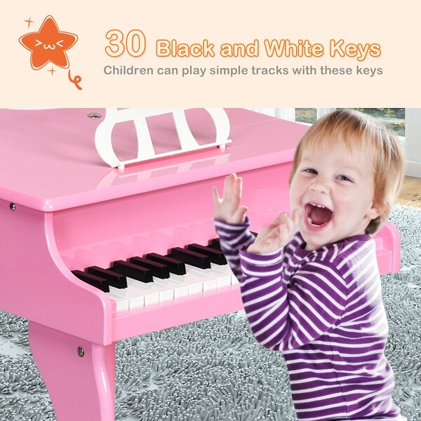 toddler piano with bench