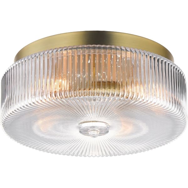 slide 2 of 11, Maxim 15199CR Kasbah 4 Light 16" Wide Flush Mount Drum Ceiling Fixture Satin Brass
