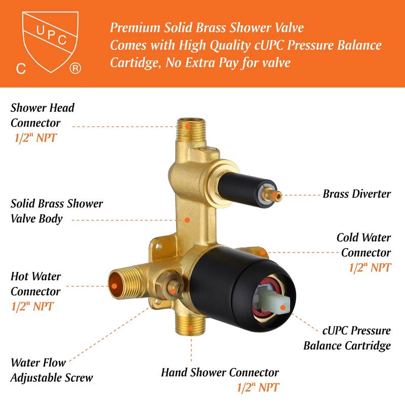 Wall Mounted Tub Filer With Hand Shower Single Handle Tub Faucet With sprayer Modern Bathtub Faucet Set With Tub Spout And Valve