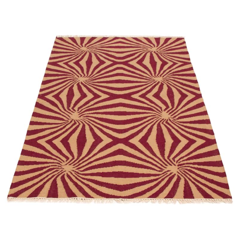 Ankara FW Red Kilim 5'1" x 8'1" - 5'1 x 8'1