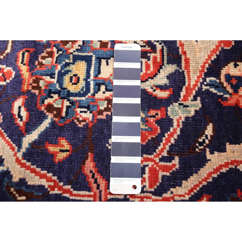 ECARPETGALLERY Hand-knotted Andelz Dark Navy Wool Rug - 3'9 x 10'11