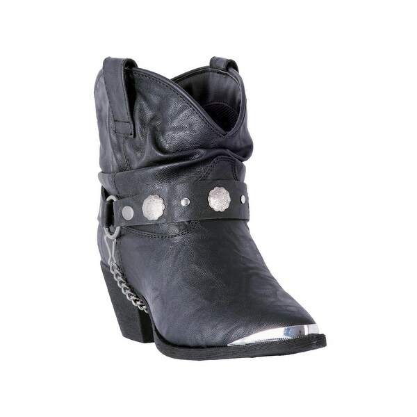 leather black boots ladies
