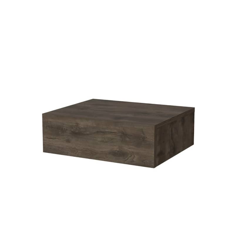 5" One Drawer Faux Wood Floating Nightstand