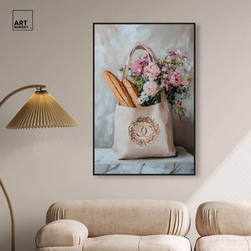 Chic Carryall I Canvas by Art Remedy