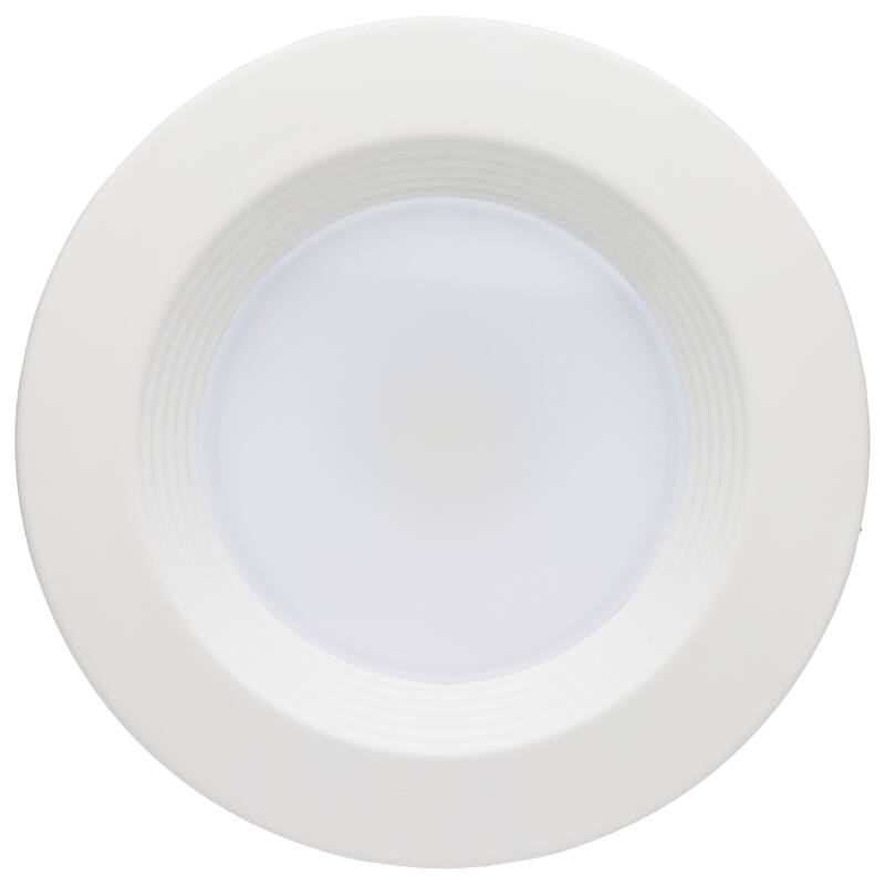 LED Retrofit Downlight 5/6/7.5 Wattage CCT and Lumens Selectable 120 Volt Round White Finish