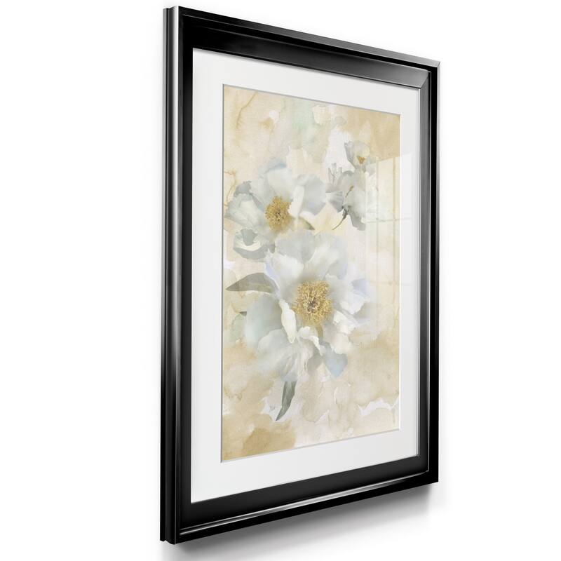 Soft Peonies I Premium Framed Print - Ready to Hang