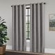 preview thumbnail 85 of 90, Linen Texture 100% Blackout Grommet Curtain Pair(2 panels)
