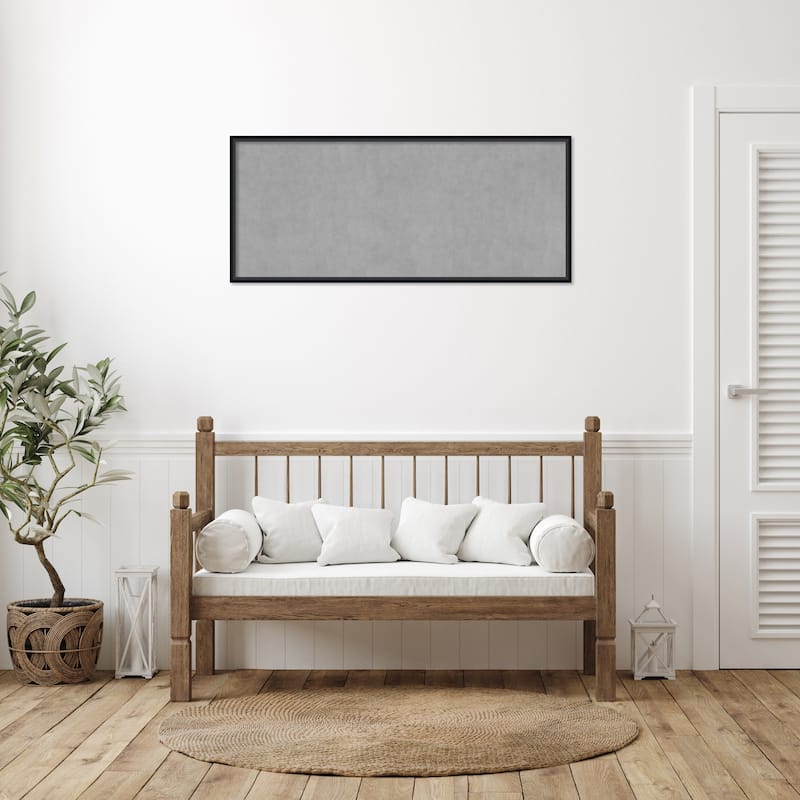 Amanti Art Lucie Black Framed Magnetic Board