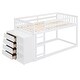 preview thumbnail 40 of 44, Espresso Twin Bunk Bed with 4 Drawers & 3 Shelves - Durable & Classic