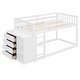 preview thumbnail 25 of 44, Functional Wood Bunk Bed with Maximized space, Solid Construction and Build-in Ladder