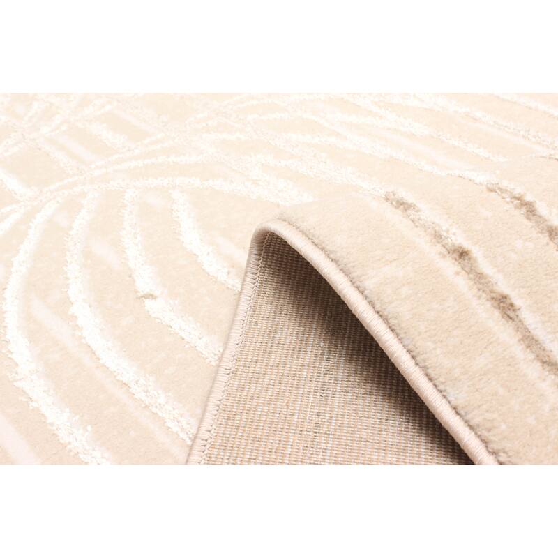 ECARPETGALLERY Machine Made Blythe Beige Area Rug