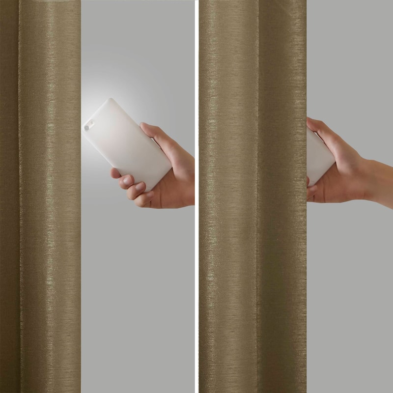 Madison Park Natalie Twist Tab Total Blackout Window Curtain Panel