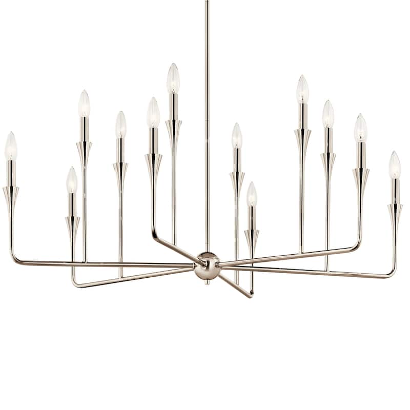 Kichler 52692 Alvaro 12 Light 40" Wide Taper Candle Style Chandelier