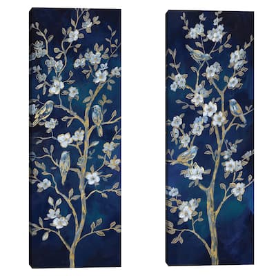 Indigo Spring I & II by N CanvasArtPrint