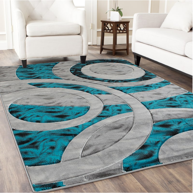 Orelsi Collection Abstract Area Rug
