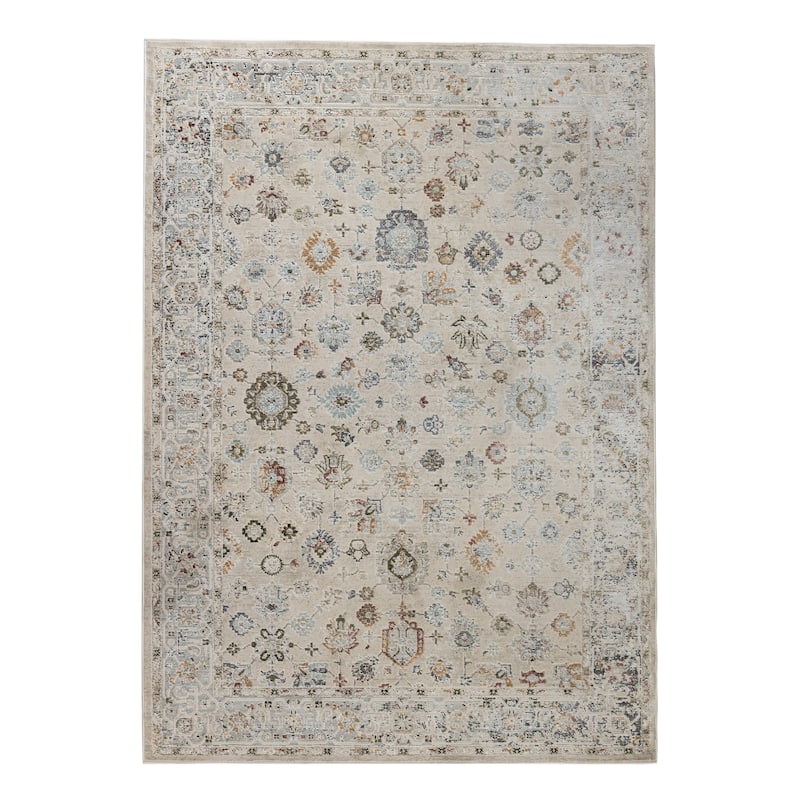 Fairmont Nesty Transitional Floral Power-Loomed Area Rug