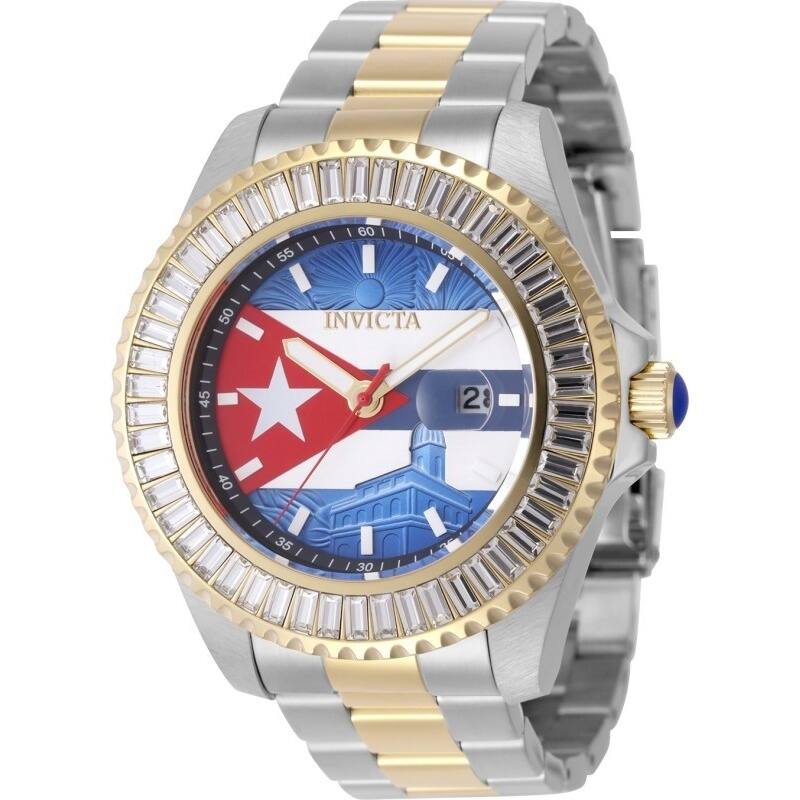 Invicta Men's 49619 Pro Diver Quartz PC32 Metal Dial Watch - Blue