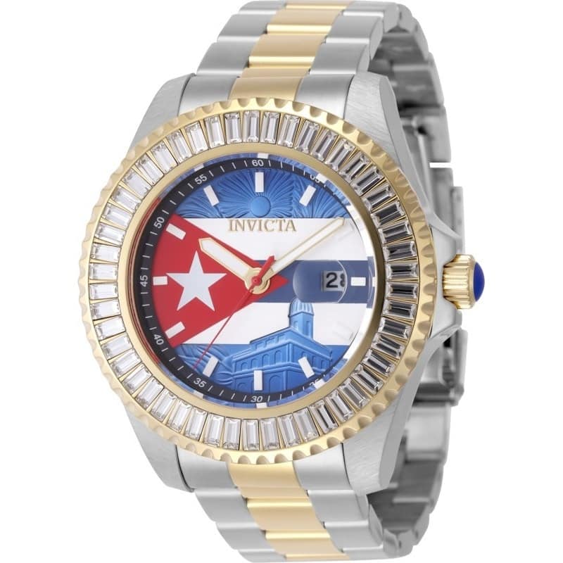 Invicta Men's 49619 Pro Diver Quartz PC32 Metal Dial Watch - Blue