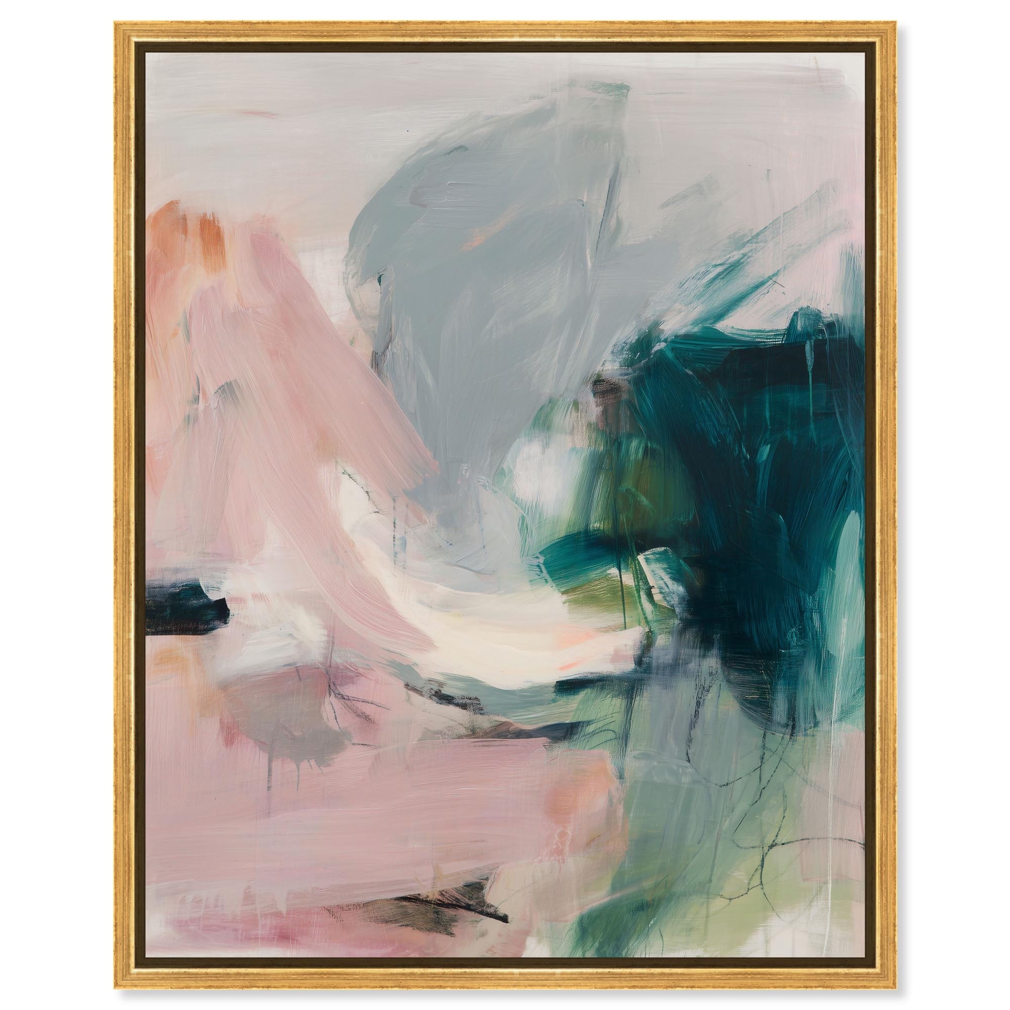 Soft Storm I Bedroom Canvas Print by Art Remedy