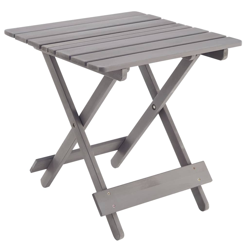 Folding Square Table Patio Outdoor Solid Wood Table