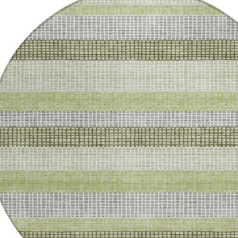 HomeRoots Striped Transitional Rectangle Outdoor Rug