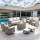 preview thumbnail 38 of 104, Gymojoy Outdoor Fire Pit Conversation Set, Patio Furniture with Cushions
