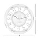 preview thumbnail 4 of 18, FirsTime & Co. Antique Farmhouse Contour Wall Clock, Plastic, 10 x 2 x 10 in, American Designed