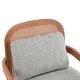 preview thumbnail 8 of 12, Christopher Knight Home - Anna Compact Rattan Accent Chairs with Mid-Century Charm (Set of 2) - 2 Piece