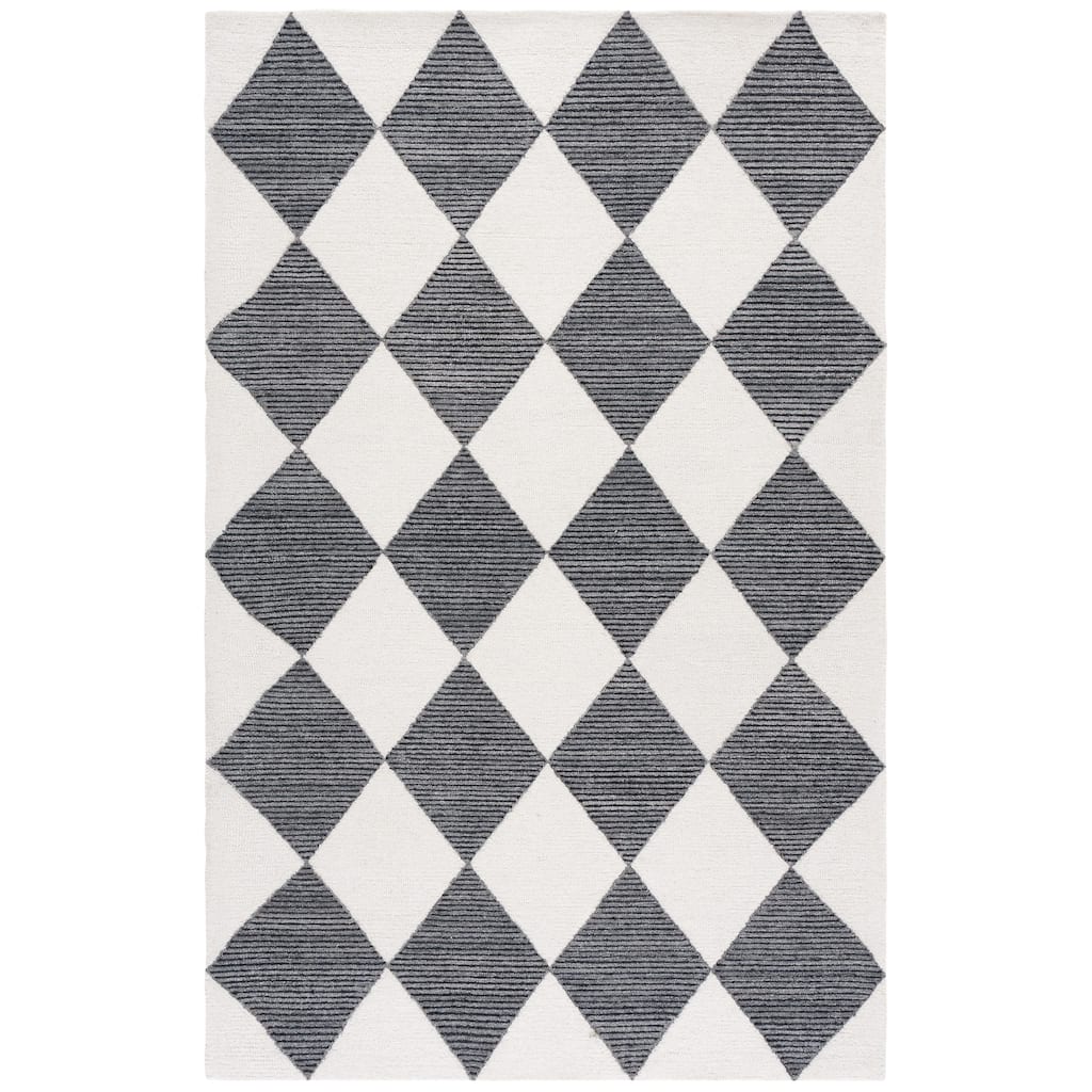 SAFAVIEH Handmade Ebony Krsta Contemporary Wool Rug