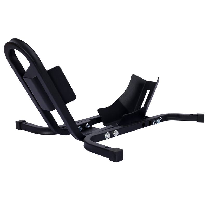 Anmytek Motorcycle Front Wheel Chock 1200 LB Capacity Garage Trailer Parking Stand - Black
