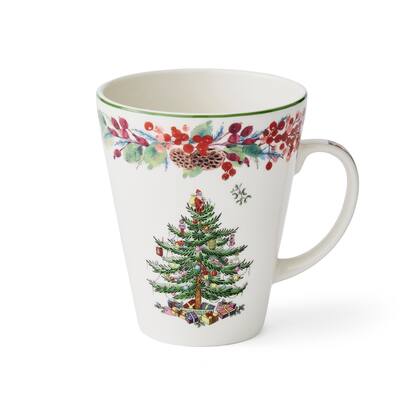 Spode Christmas Tree Annual Mandarin Mug 14 Oz