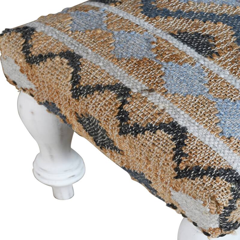 Sevita Salem Southwestern Upholstered Accent Bench Indoor Entryway Bench - 47" L x 16" W x 18" H