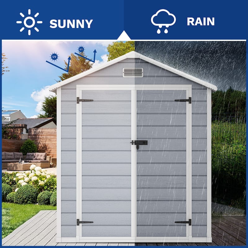 Moasis Plastic Storage Shed