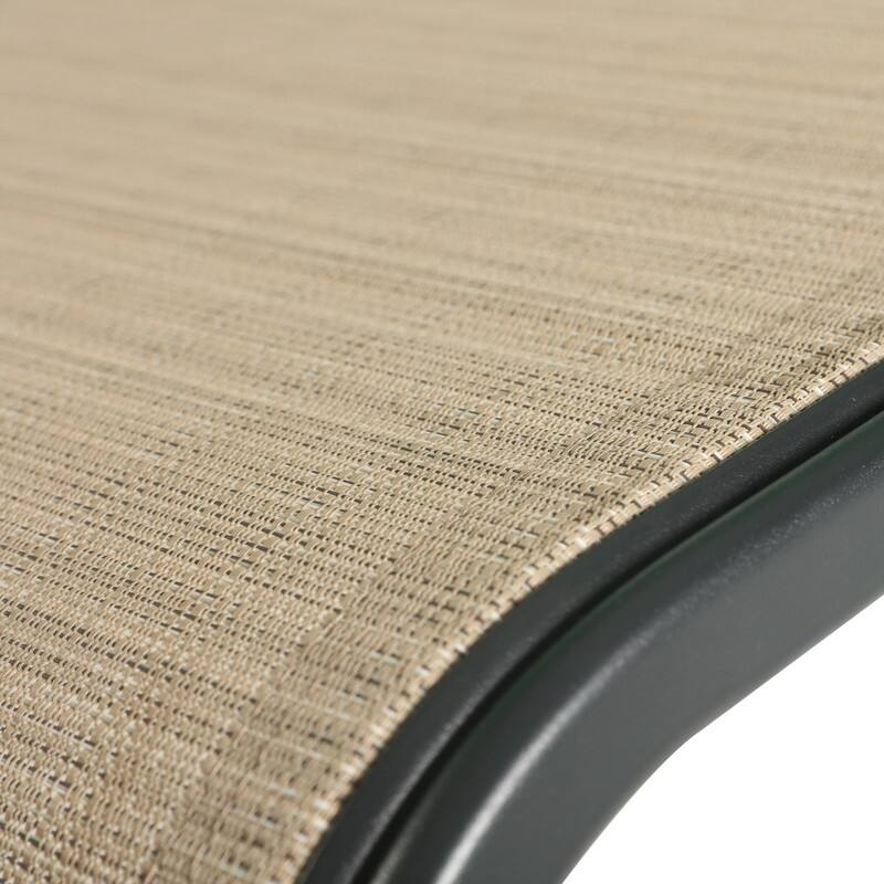 PATIO FESTIVAL 3-Piece Outdoor Chaise Lounger Set with Side Table