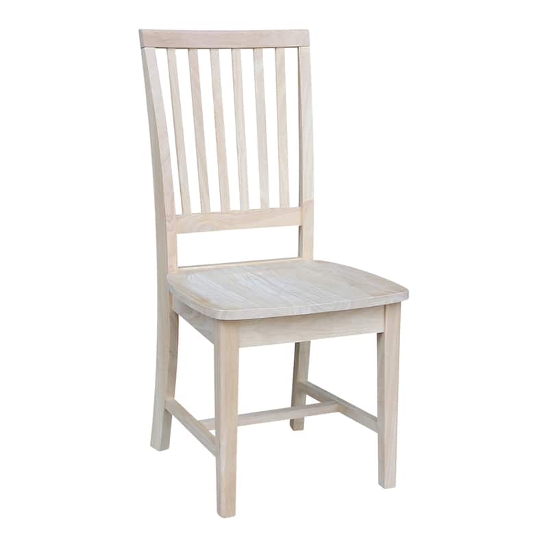 Solid Wood Mission Dining Side Chairs - Set of 2