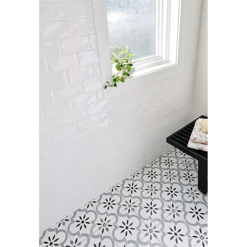 Ackland AKM-C-3X6TLG-CA 3" x 6" Ceramic and Porcelain Solid Wall Tile